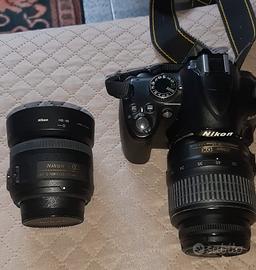 Nikon D3000 + 35mm e accessori