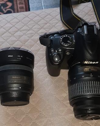 Nikon D3000 + 35mm e accessori