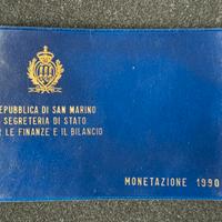 SAN MARINO 1990 DIVISIONALE  1000 lire argento