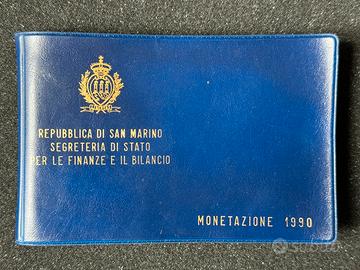 SAN MARINO 1990 DIVISIONALE  1000 lire argento