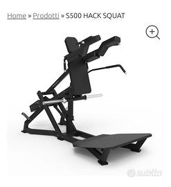 hack squat Dia.Hack squat s500 linea diamond profe