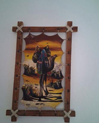 quadro in pelle