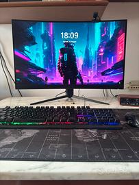 Schermo computer msi curvo da gaming