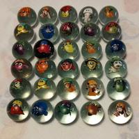 lotto 30 biglie miste 'the fresh heads'