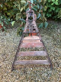 cavalletto idraulico con morsa portatile  2"