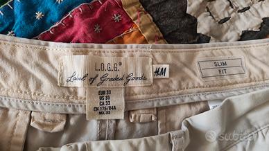 pantalone uomo bianco ghiaccio 