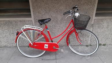 donna ragazza 26 tricolore con cestino 