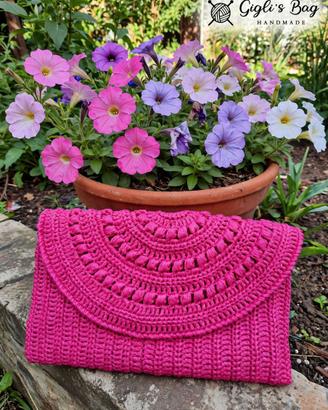 POCHETTE IN RAFIA HANDMADE