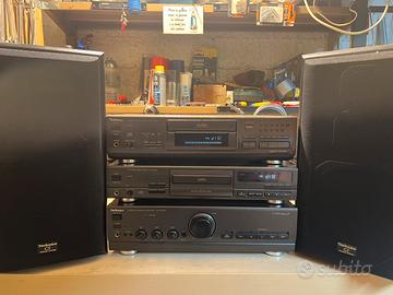 Technics Amplificatore + 2 Altoparlanti + Disc