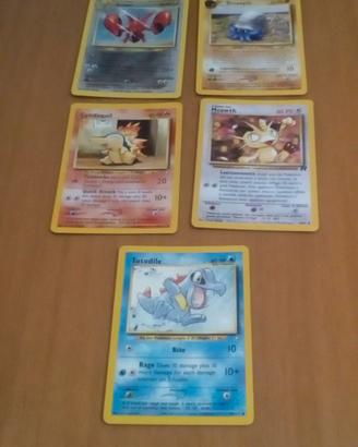 15 carte Pokemon vecchie anno 1995