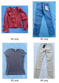 Stock di abbigliamento usato
