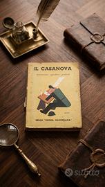 Libro antico Il Casanova segretario galante 1943
