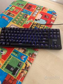 Mouse HP Omen + Tastiera meccanica DR1TECH Raven+