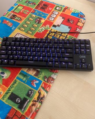 Mouse HP Omen + Tastiera meccanica DR1TECH Raven+