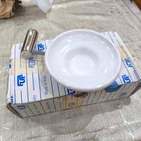 Arredo bagno portasapone ottone e ceramica