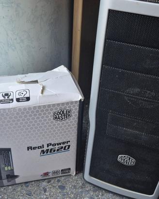 Case Coolermaster e alimentatore Coolermaster M620