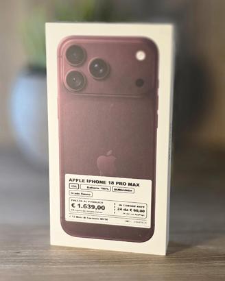 iphone 18 pro max 256gb NUOVO SIGILLATO
