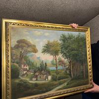 QUADRO PAESAGGIO MONTANO VINTAGE – GRANDE FORMATO