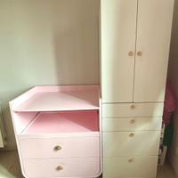 Fasciatoio e armadio bimba IKEA