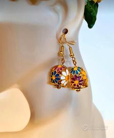 Orecchini campanelle di Capri
con ganci in argento