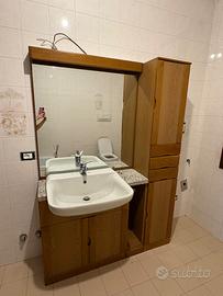Mobile Bagno in Legno con Lavabo Ideal Standard