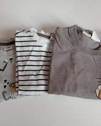 6 magliette manica lunga