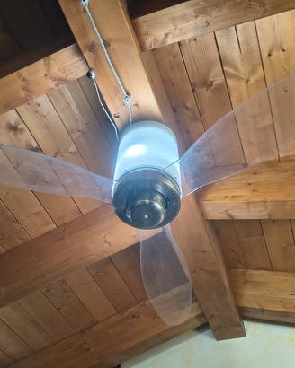 Ventilatore con luce 3 velocità e telecomando 