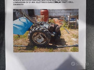 Motocoltivatore bertolini 320 diesel