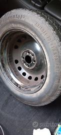 Kit ruota di scorta ruotino R15 Fiat Lancia 4 fori