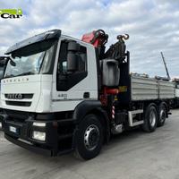 Iveco Stralis 420 Gru Fassi 310 ribaltabile 2008