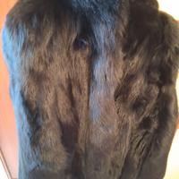 Pelliccia Volpe Nera Vera 100% Taglia M