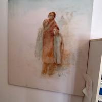 UMANITÀ IN CAMMINO. TELA DI LUNA LORENZO