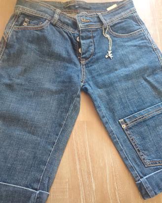 Jeans bermuda Donna Gaetano Navarro taglia 44
