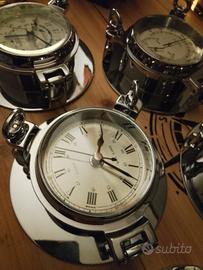orologi in stile nautico cromati