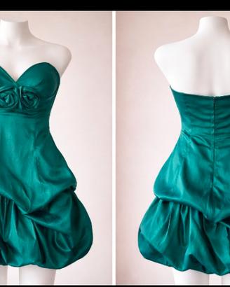 vestito verde smeraldo per occasioni speciali 