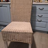 sedie in rattan 