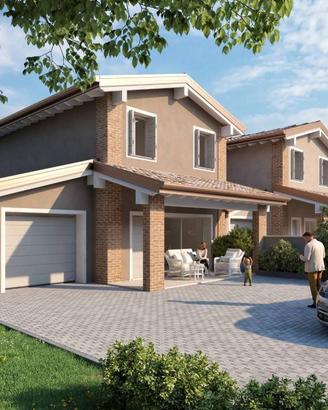 Villa di 140 m² con 4 locali e box auto a Soragna