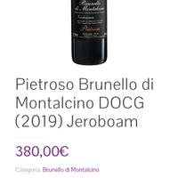 Brunello Pietroso Jeroboam 5lt 2020