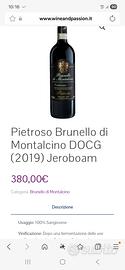 Brunello Pietroso Jeroboam 5lt 2020