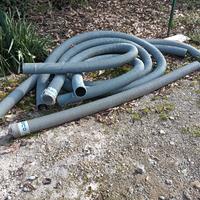tubo corrugato griggio PVC da 10 cm 