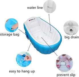 Vasca da bagno neonati gonfiabile
