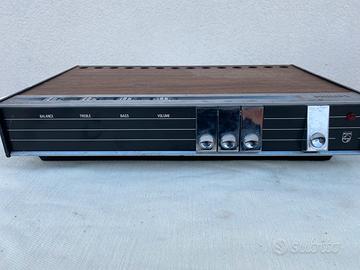 Amplificatore stereo Philips a transistor anni 70