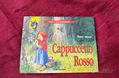 Libro pop up 3d cappuccetto rosso