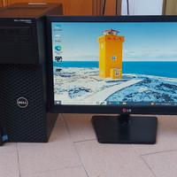 Computer Dell Xeon octa-core 3.4GHz 8GB.