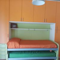 Armadio cameretta con letto a ponte