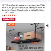 mensola  ripiano appendi bici da garage o magazzin