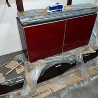 mobile parete tv completo di pensile e mensole 