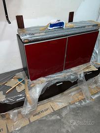 mobile parete tv completo di pensile e mensole 