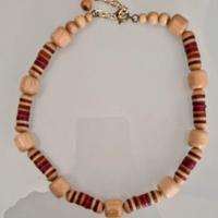 Collana in legno - misura regolabile