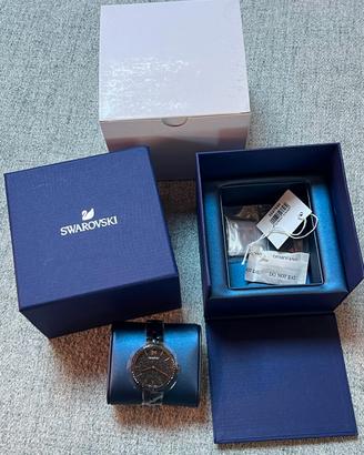 Orologio Swarovski Cosmopolitan acciaio nero NUOVO